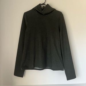 Under Armour Women's UA Cold Weather Funnel Neck Dark Green Size S 1375832-310